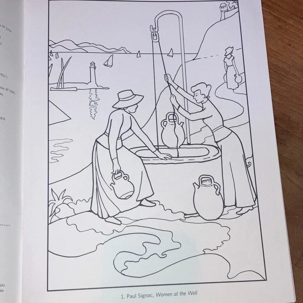 Impressionist Masterpieces Coloring Book - vintage 2010 - Picture 8 of 16